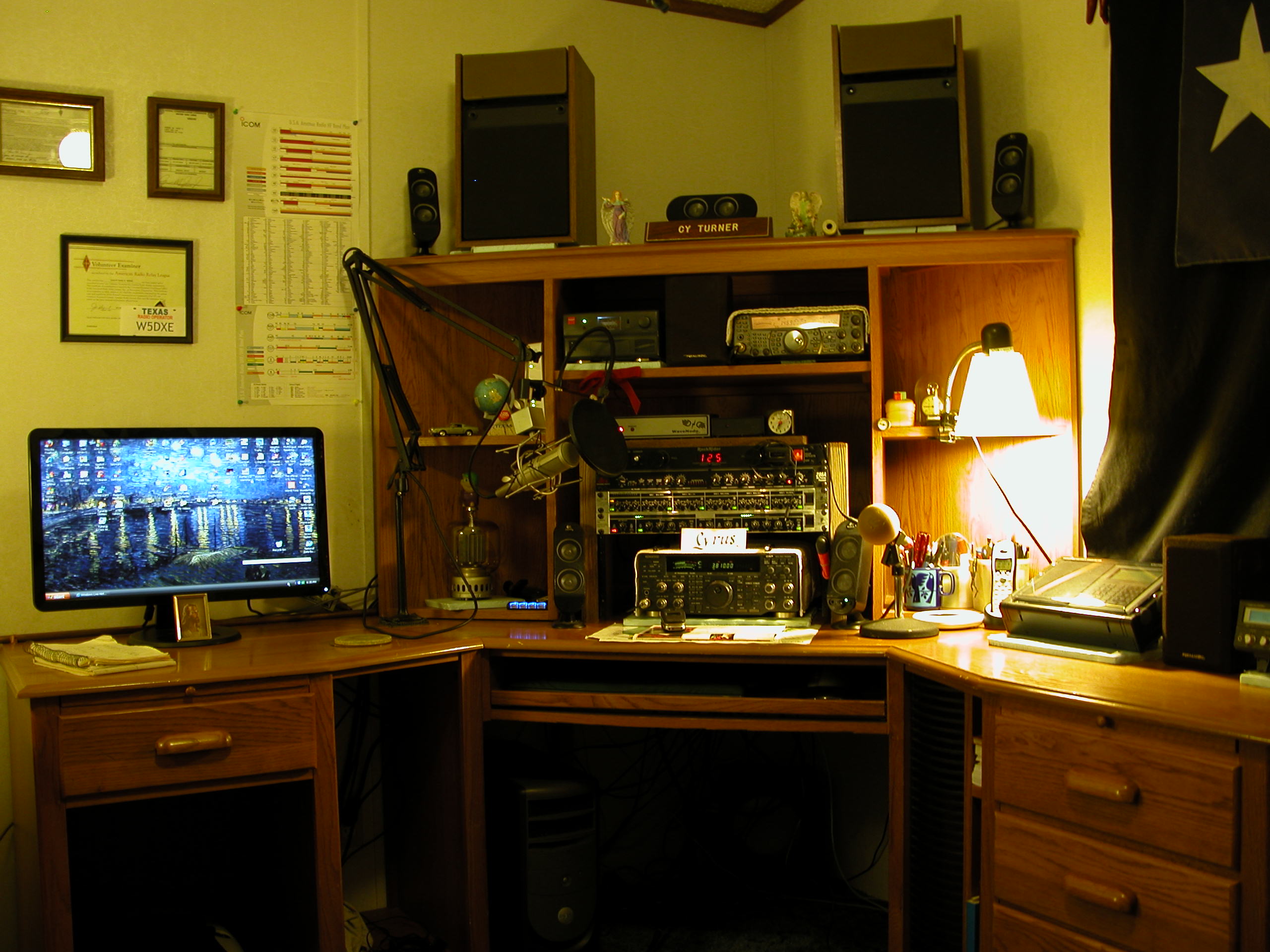 The OLD Voodoo Audio Station in the shadows!